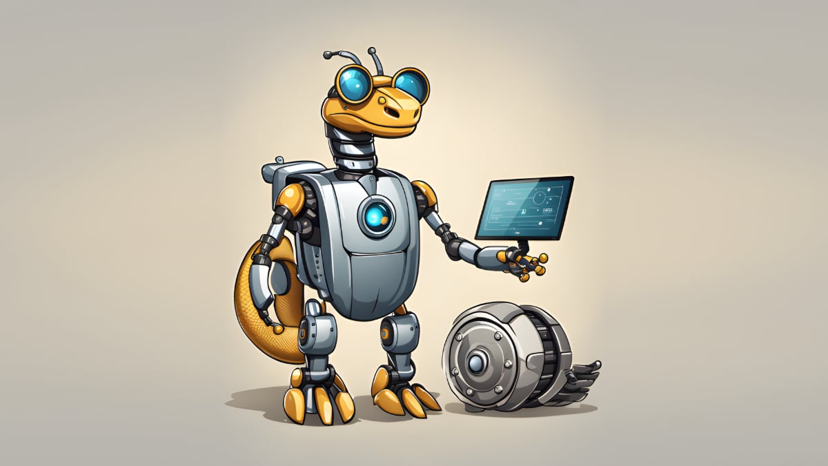 Python robot scientist