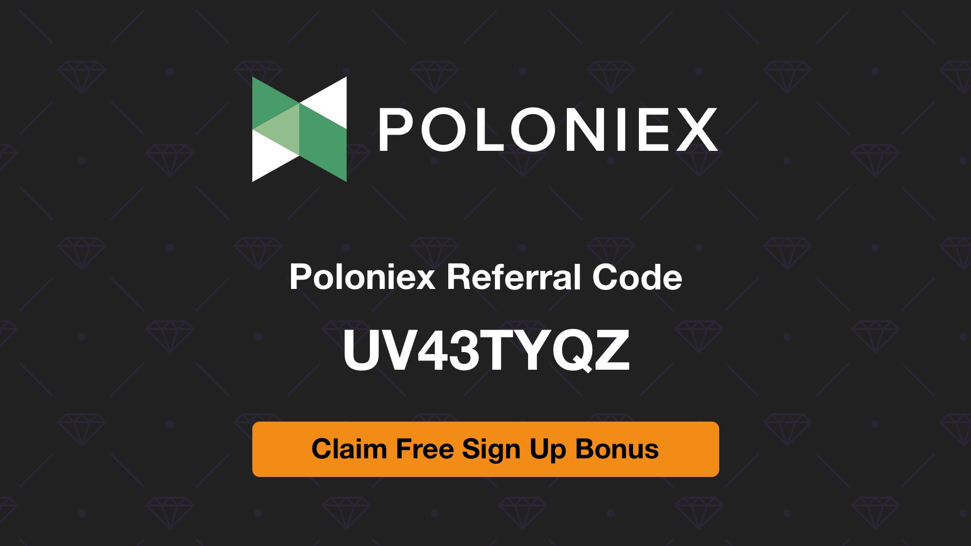 Poloniex Referral Code UV43TYQZ