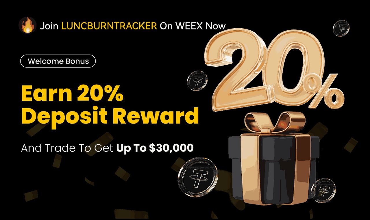 WEEX Sign Up Bonus #1: 20% Deposit Bonus